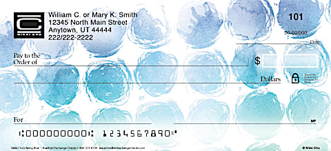 Nikki Chu's Being Blue Personal Checks