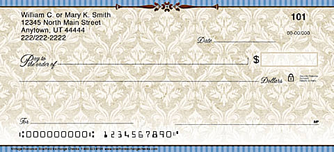 Vintage Romance Personal Checks