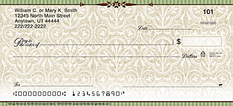 Vintage Romance Personal Checks