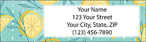 Citrus Twist Return Address Label