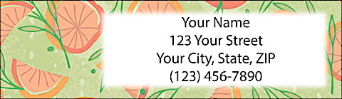 Citrus Twist Return Address Label