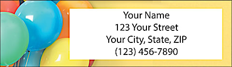 Let's Celebrate Return Address Label