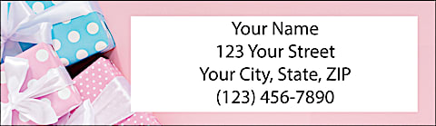 Let's Celebrate Return Address Label