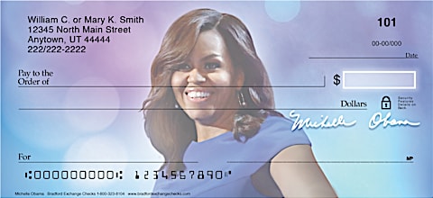 Michelle Obama Personal Checks
