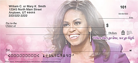 Michelle Obama Personal Checks