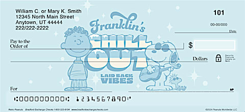 Retro Peanuts Personal Checks
