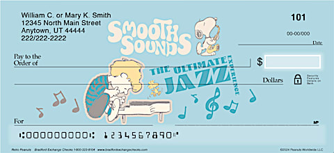 Retro Peanuts Personal Checks