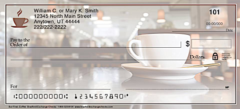 But First, Coffee Personal Checks