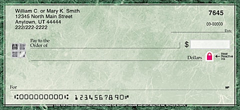 Wall Street High Security Personal Checks