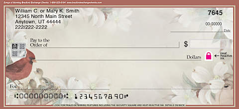 Songs Of Morning High Security Personal Checks