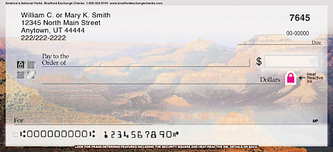 America's National Parks High Security Personal Checks