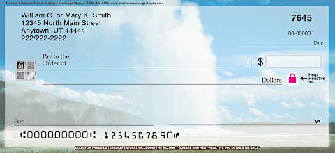 America's National Parks High Security Personal Checks