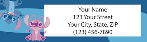 Disney's Stitch Return Address Label