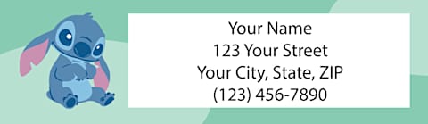Disney's Stitch Return Address Label