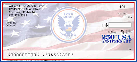 America's 250th Anniversary Personal Checks