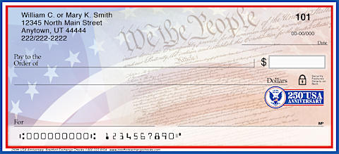 America's 250th Anniversary Personal Checks